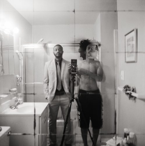 Church Sunday, Self-Portrait with Brother, Edmonson Village, 2025