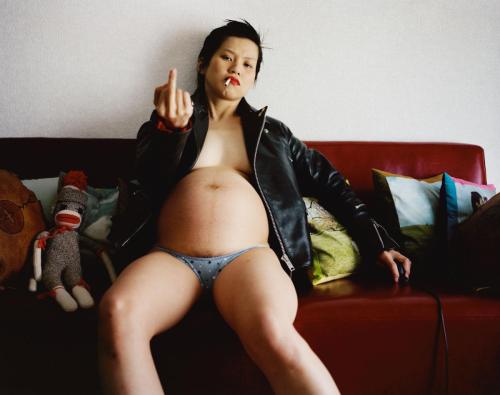 Self Portrait (Full-Figured, Yet Not Full-Term), ©Yurie Nagashima